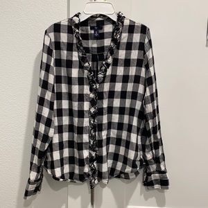 Gap buffalo plaid shirt
